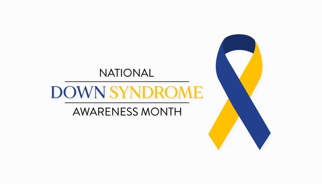 Vector illustration on the theme of National Down Syndrome awareness month observed each year during October.